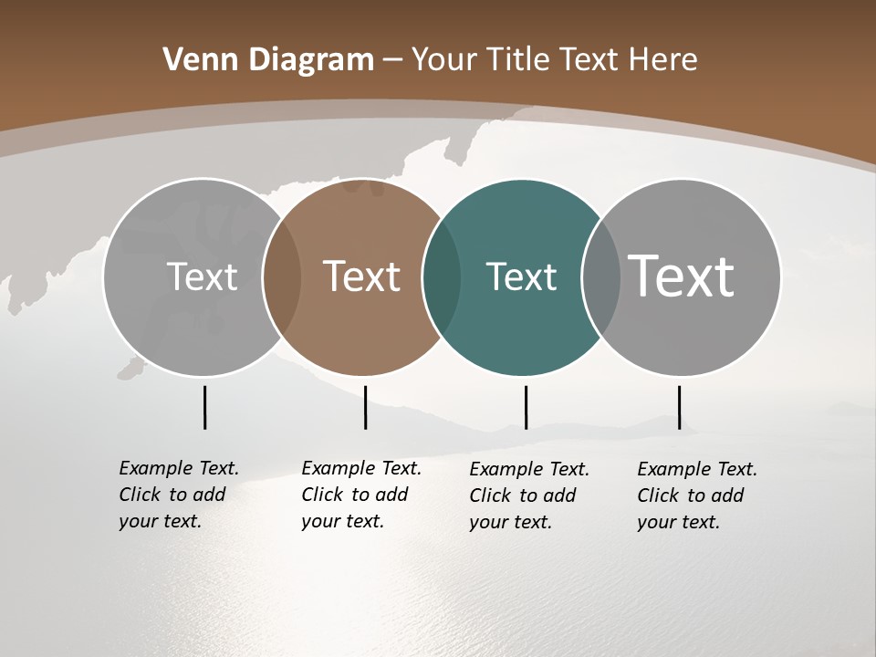 Water Rock Overhanging PowerPoint Template