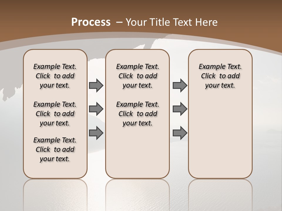 Water Rock Overhanging PowerPoint Template