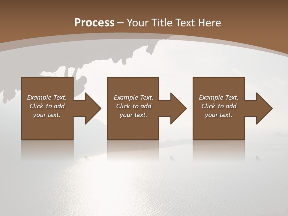 Water Rock Overhanging PowerPoint Template