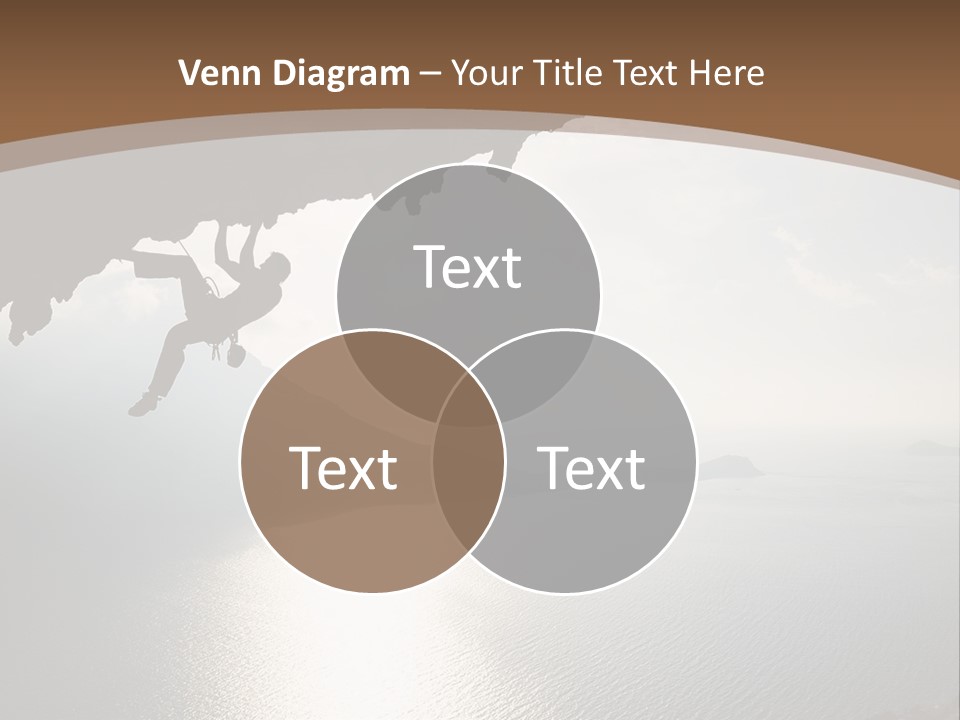 Water Rock Overhanging PowerPoint Template