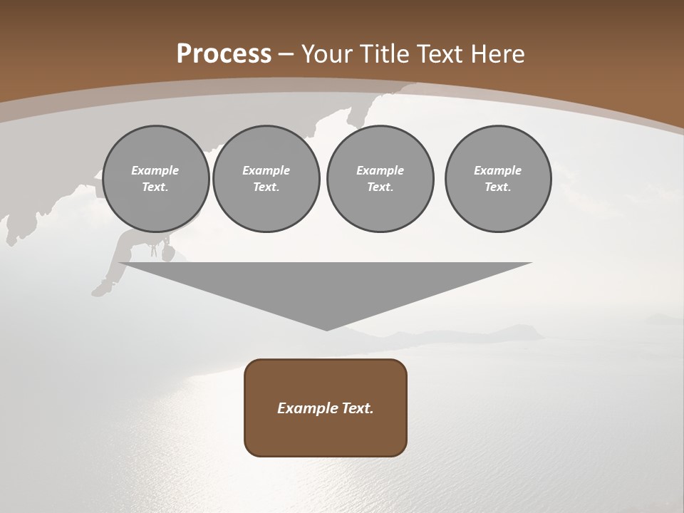 Water Rock Overhanging PowerPoint Template