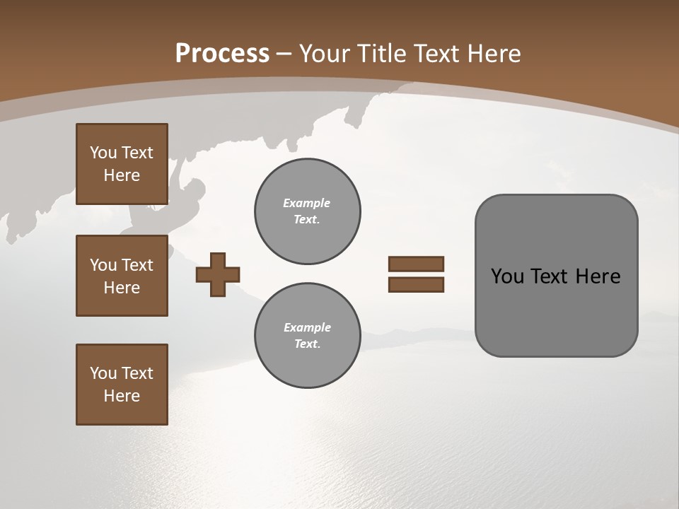 Water Rock Overhanging PowerPoint Template