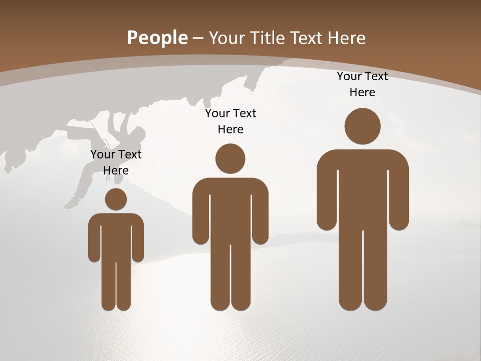 Water Rock Overhanging PowerPoint Template