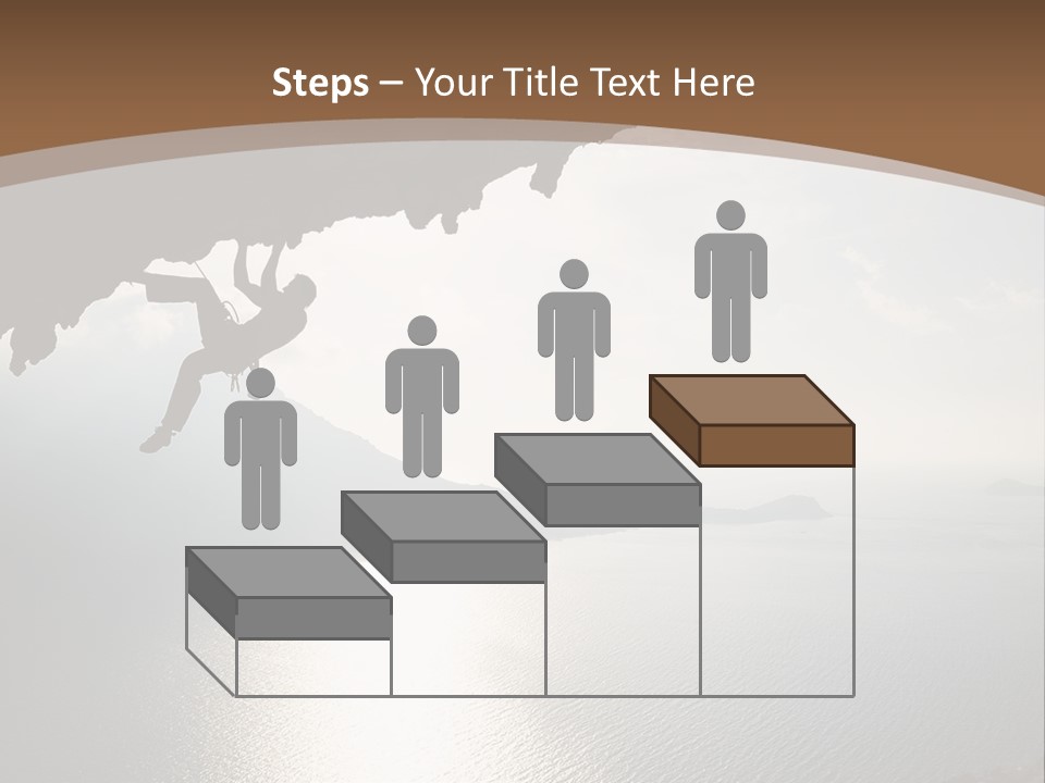 Water Rock Overhanging PowerPoint Template