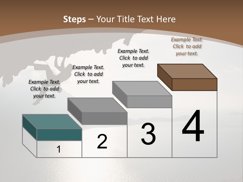 Water Rock Overhanging PowerPoint Template