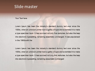 Boy Caucasian Guy PowerPoint Template