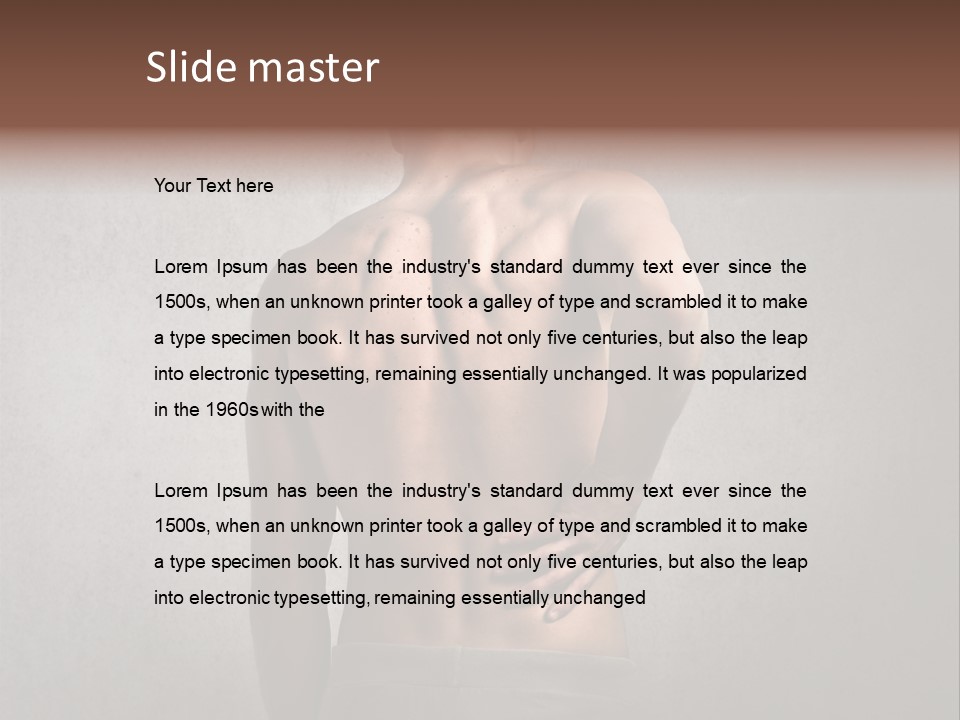 Boy Caucasian Guy PowerPoint Template