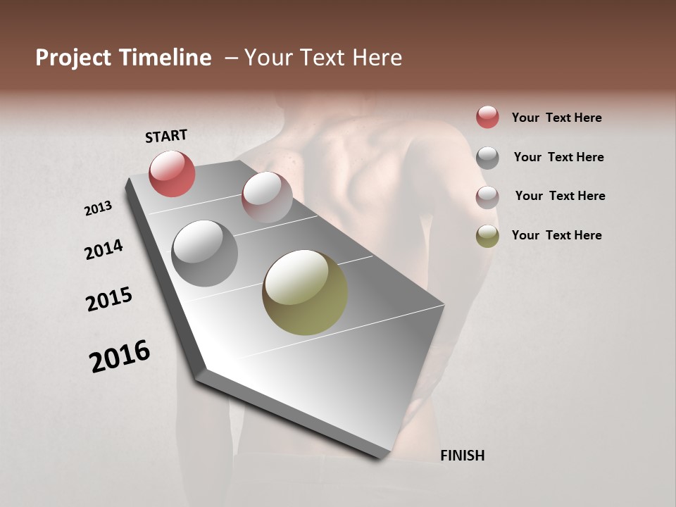 Boy Caucasian Guy PowerPoint Template