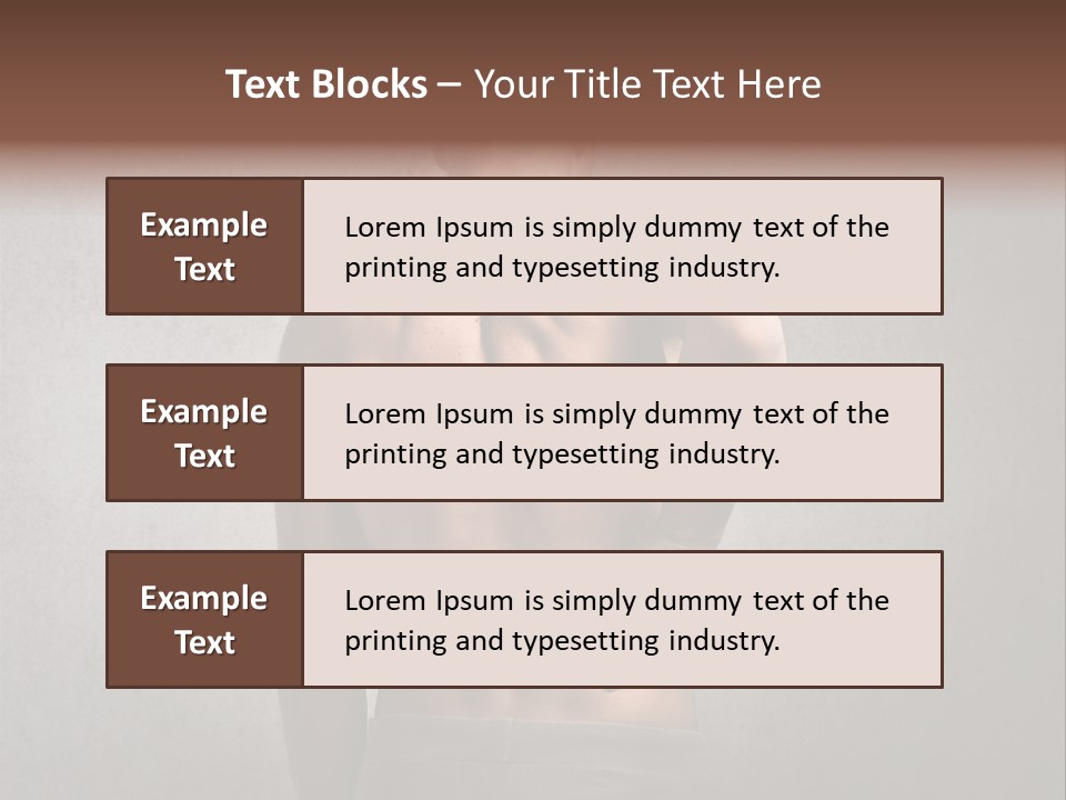 Boy Caucasian Guy PowerPoint Template