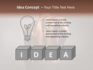 Boy Caucasian Guy PowerPoint Template