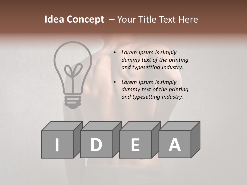 Boy Caucasian Guy PowerPoint Template