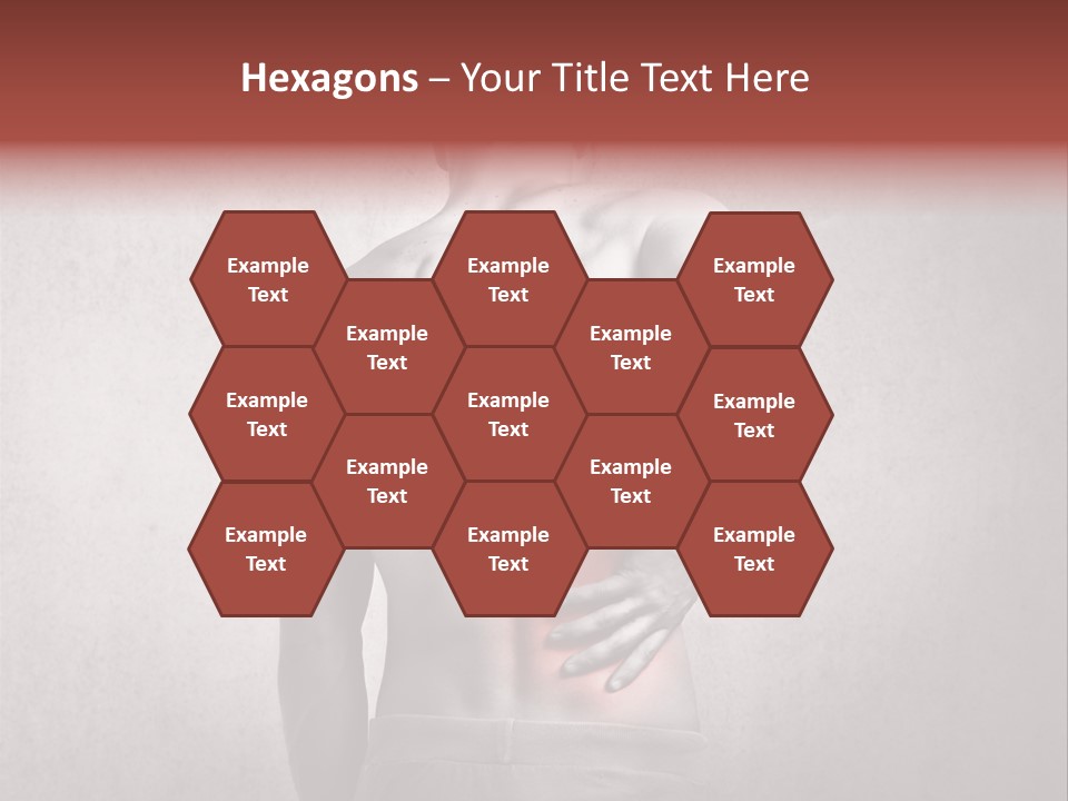 A Man Holding His Back With His Hands On His Hip PowerPoint Template