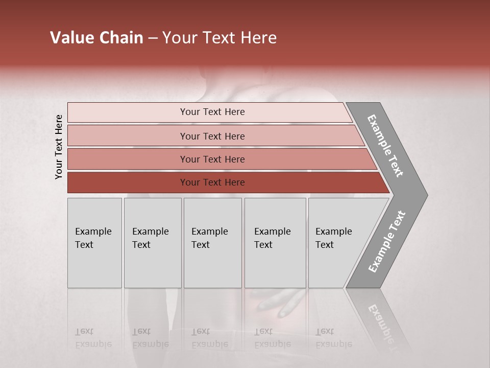 A Man Holding His Back With His Hands On His Hip PowerPoint Template