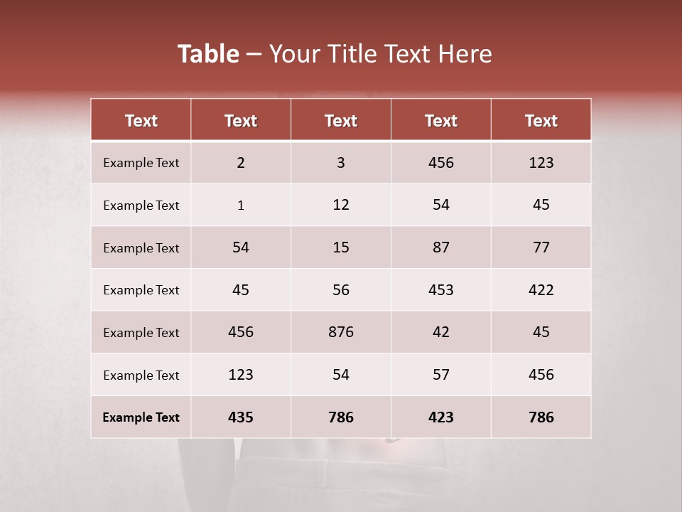 A Man Holding His Back With His Hands On His Hip PowerPoint Template