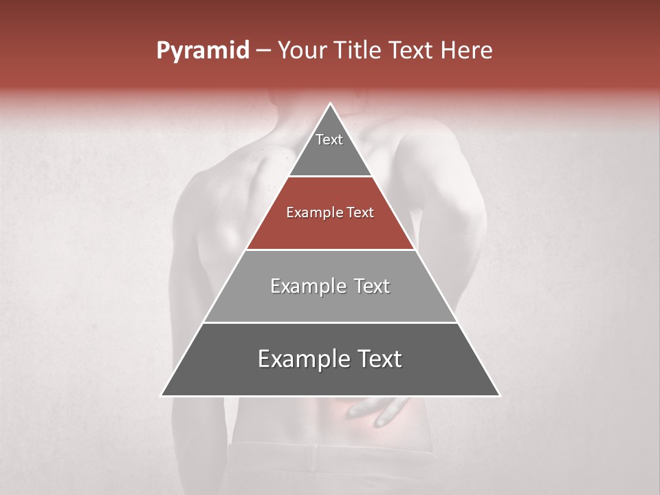 A Man Holding His Back With His Hands On His Hip PowerPoint Template