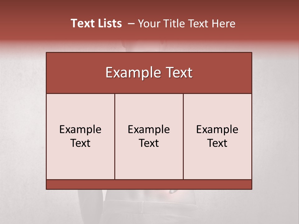 A Man Holding His Back With His Hands On His Hip PowerPoint Template