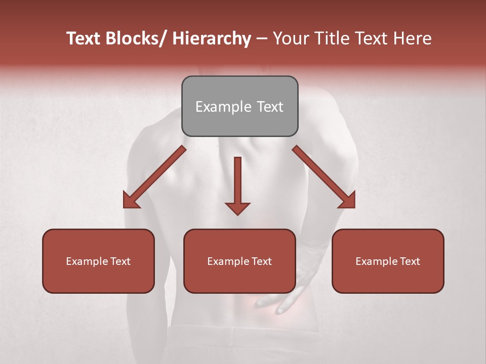A Man Holding His Back With His Hands On His Hip PowerPoint Template