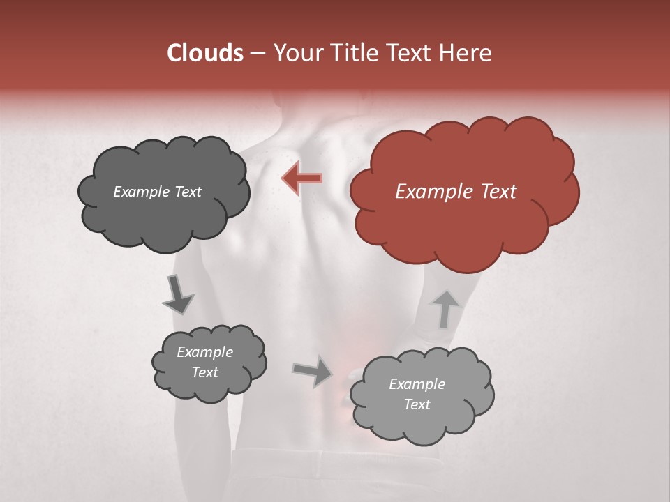 A Man Holding His Back With His Hands On His Hip PowerPoint Template