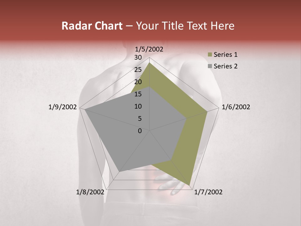 A Man Holding His Back With His Hands On His Hip PowerPoint Template