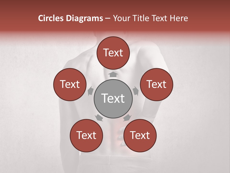 A Man Holding His Back With His Hands On His Hip PowerPoint Template