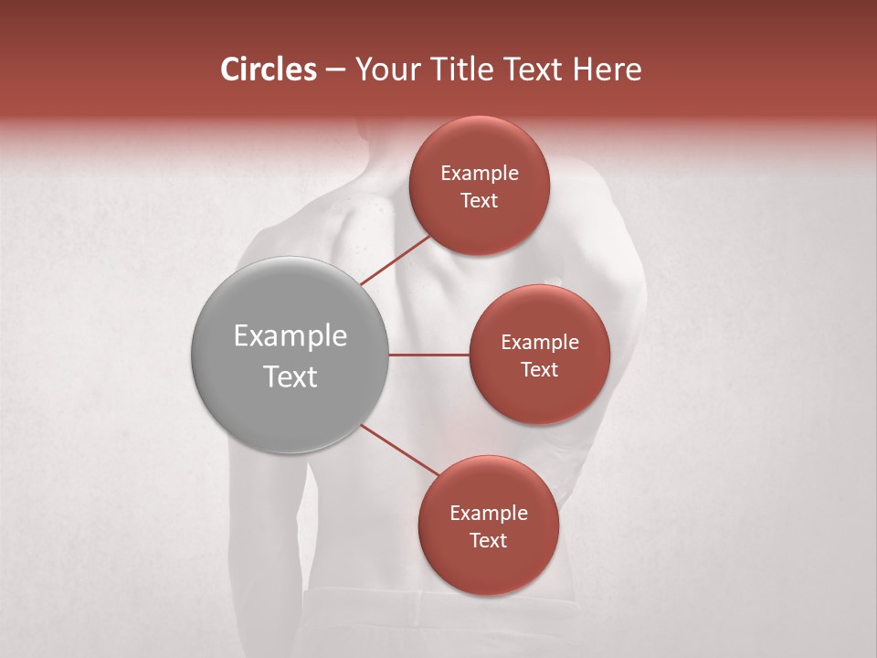 A Man Holding His Back With His Hands On His Hip PowerPoint Template