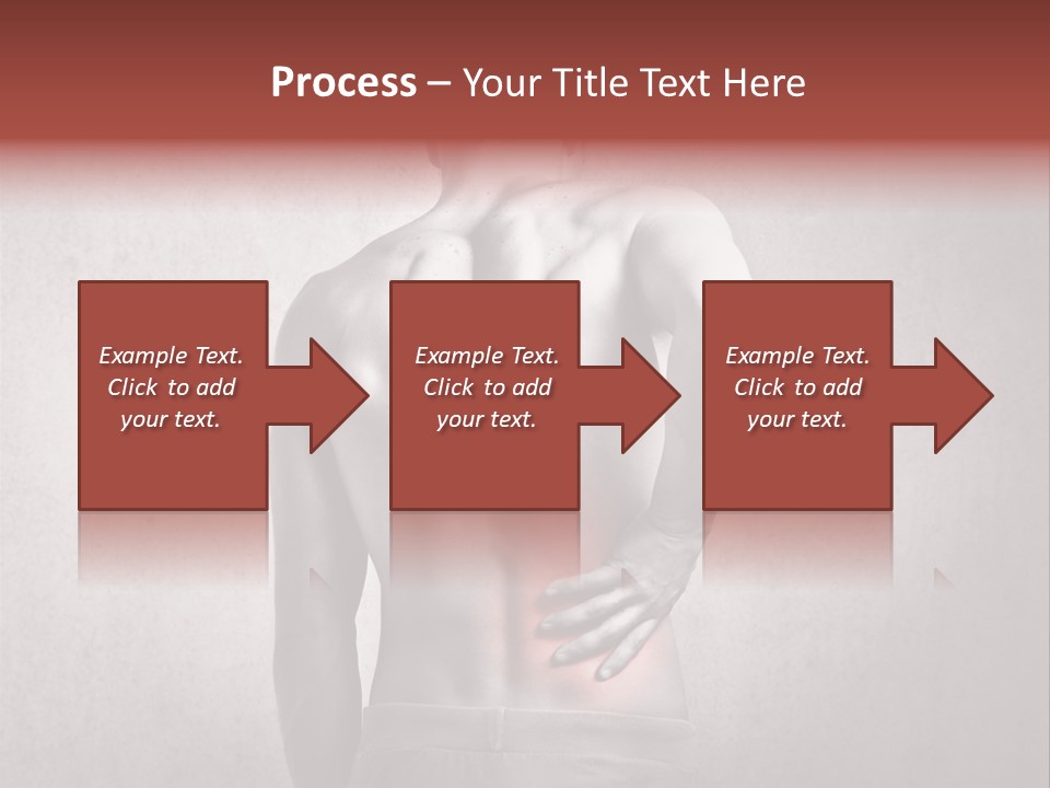 A Man Holding His Back With His Hands On His Hip PowerPoint Template