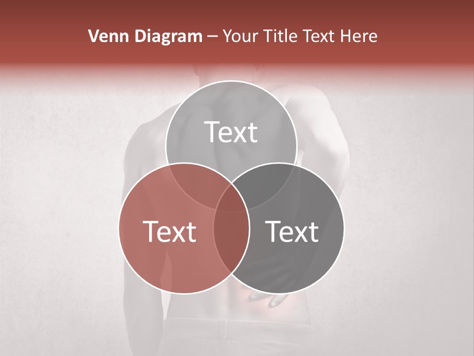 A Man Holding His Back With His Hands On His Hip PowerPoint Template