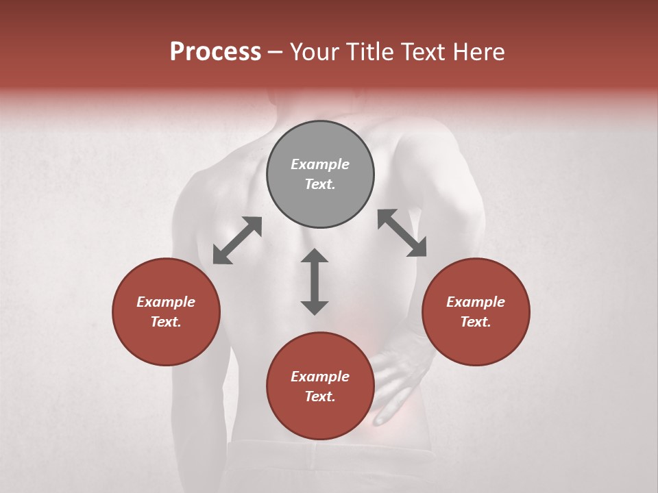 A Man Holding His Back With His Hands On His Hip PowerPoint Template