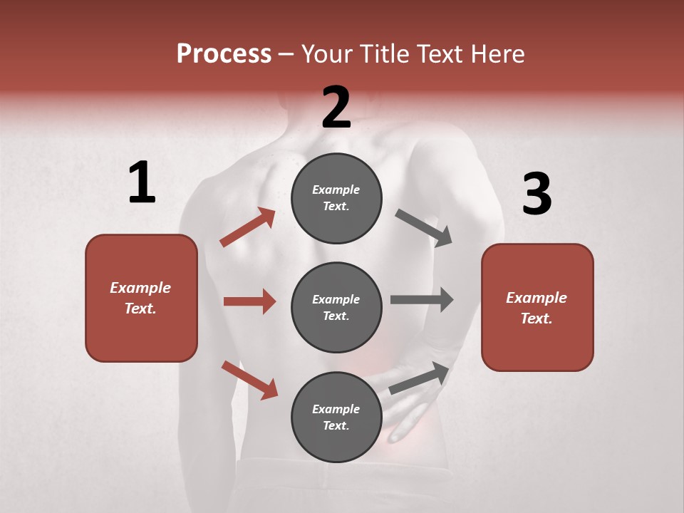 A Man Holding His Back With His Hands On His Hip PowerPoint Template