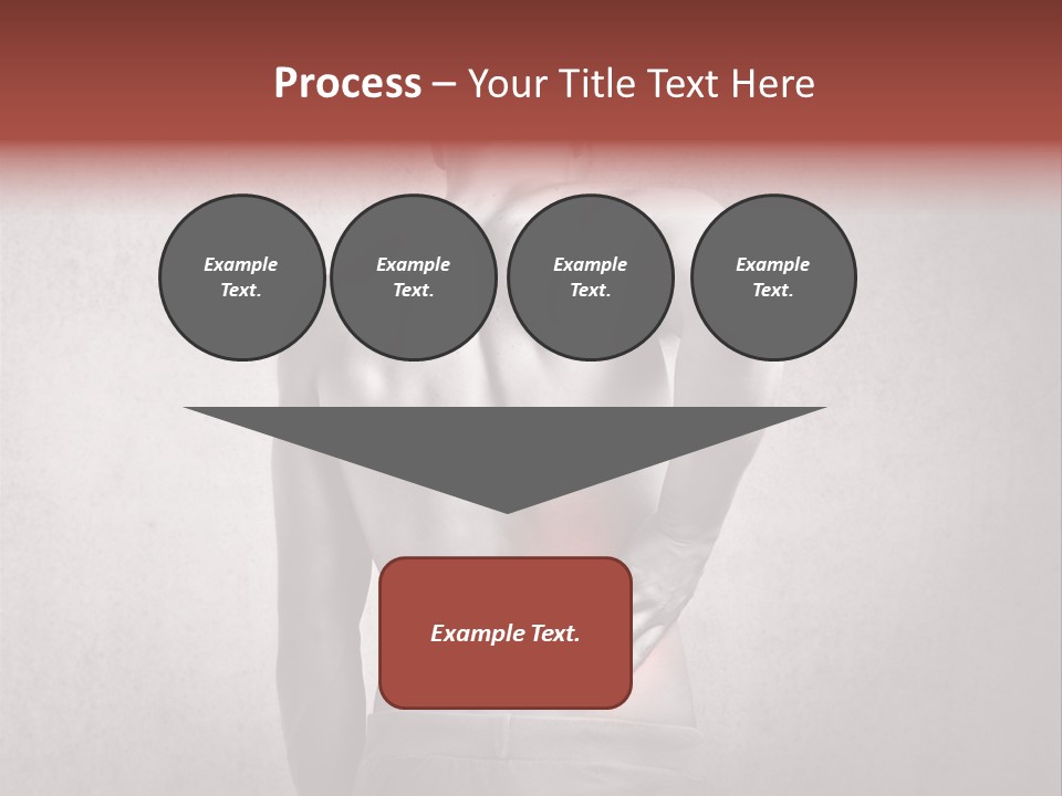 A Man Holding His Back With His Hands On His Hip PowerPoint Template