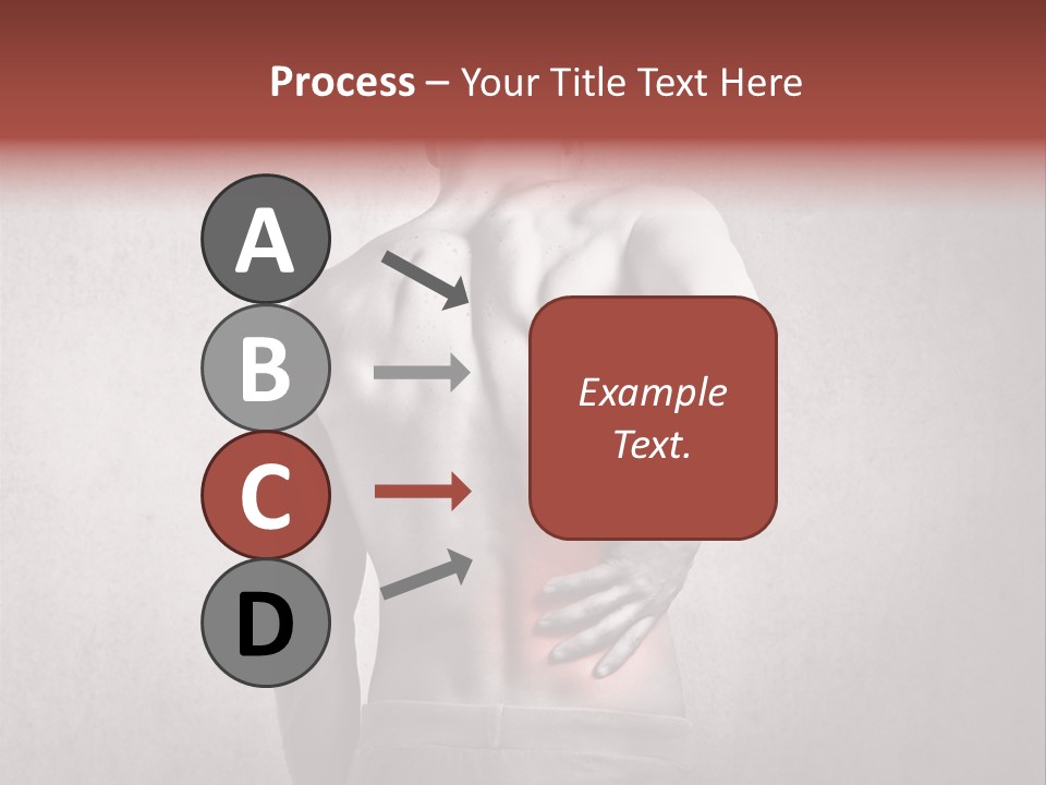 A Man Holding His Back With His Hands On His Hip PowerPoint Template