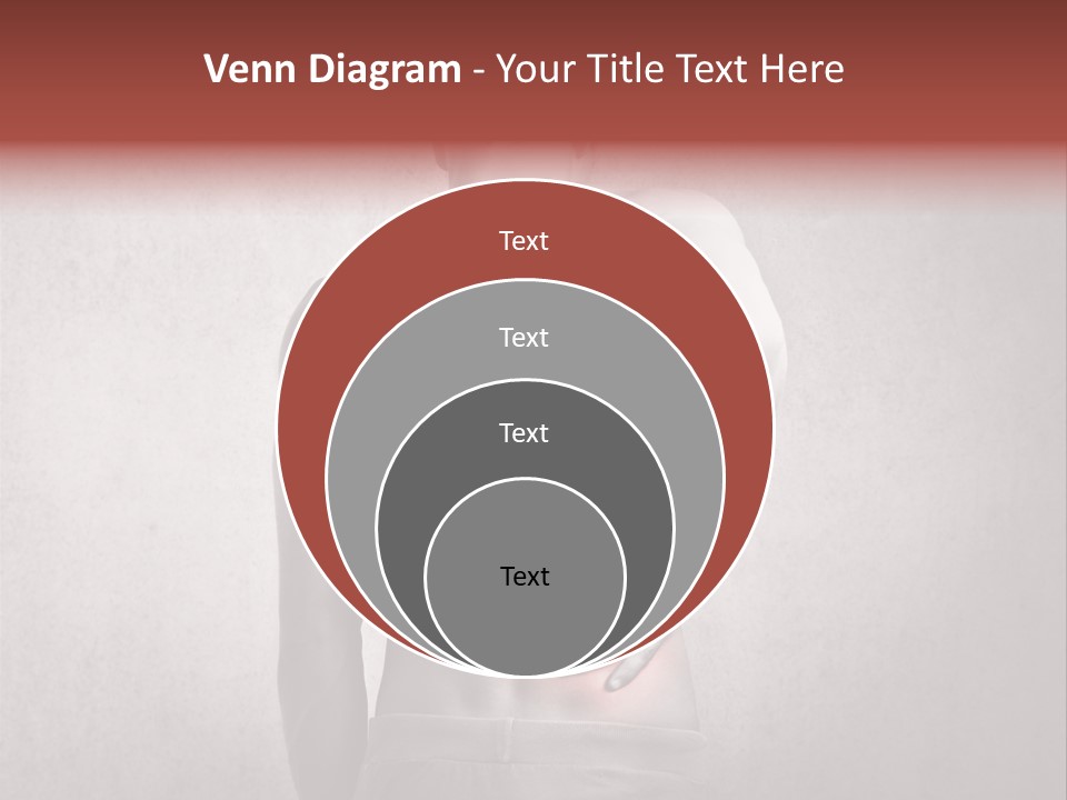 A Man Holding His Back With His Hands On His Hip PowerPoint Template