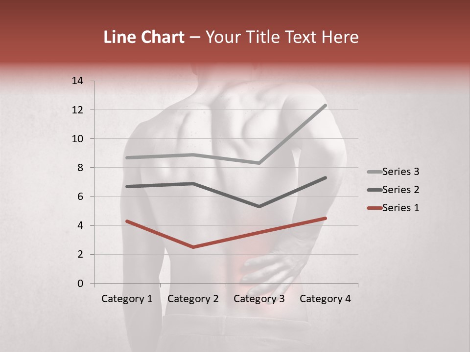 A Man Holding His Back With His Hands On His Hip PowerPoint Template