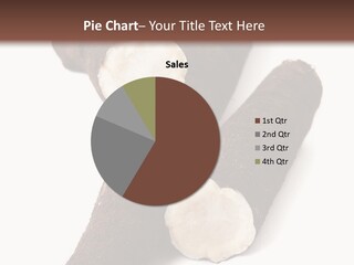 Two Cinnamons With A Bite Taken Out Of Them PowerPoint Template