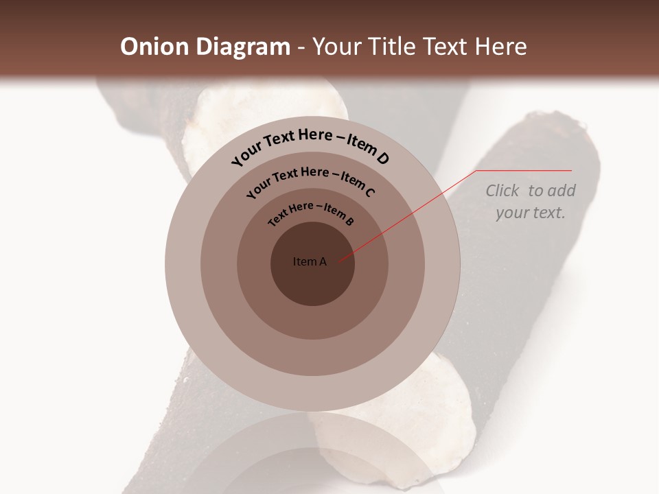 Two Cinnamons With A Bite Taken Out Of Them PowerPoint Template