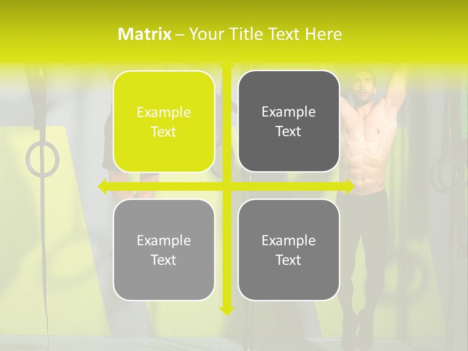 Gym Ring Muscular PowerPoint Template