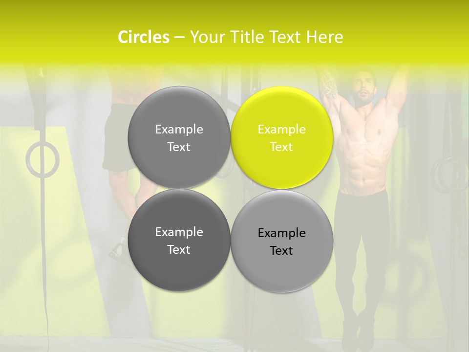 Gym Ring Muscular PowerPoint Template