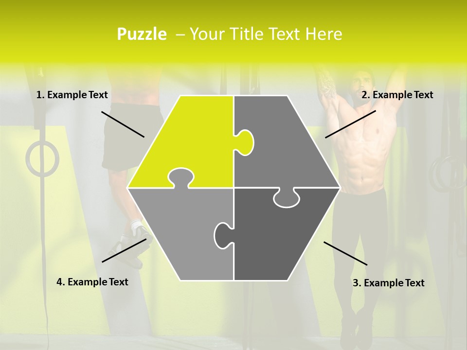 Gym Ring Muscular PowerPoint Template