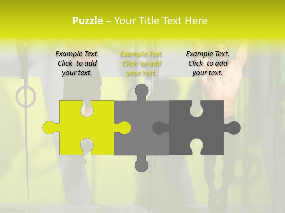 Gym Ring Muscular PowerPoint Template