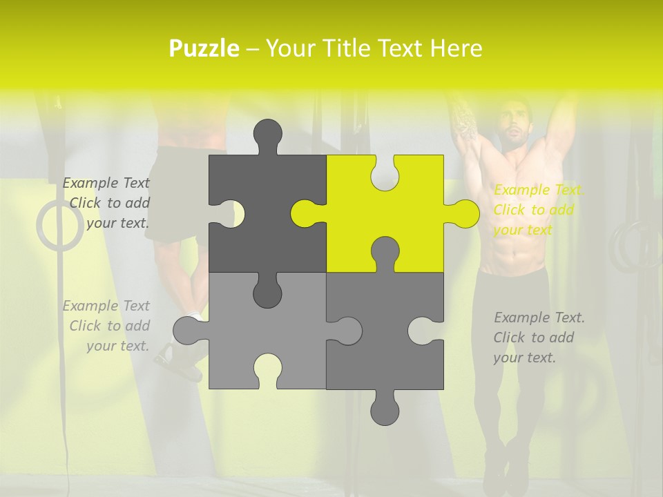 Gym Ring Muscular PowerPoint Template