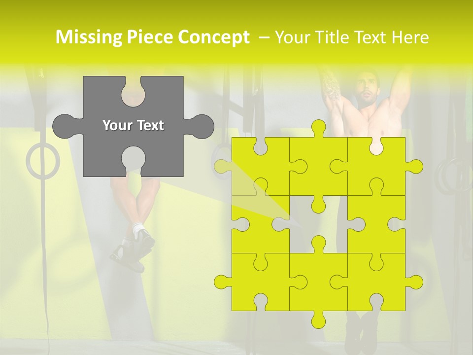 Gym Ring Muscular PowerPoint Template