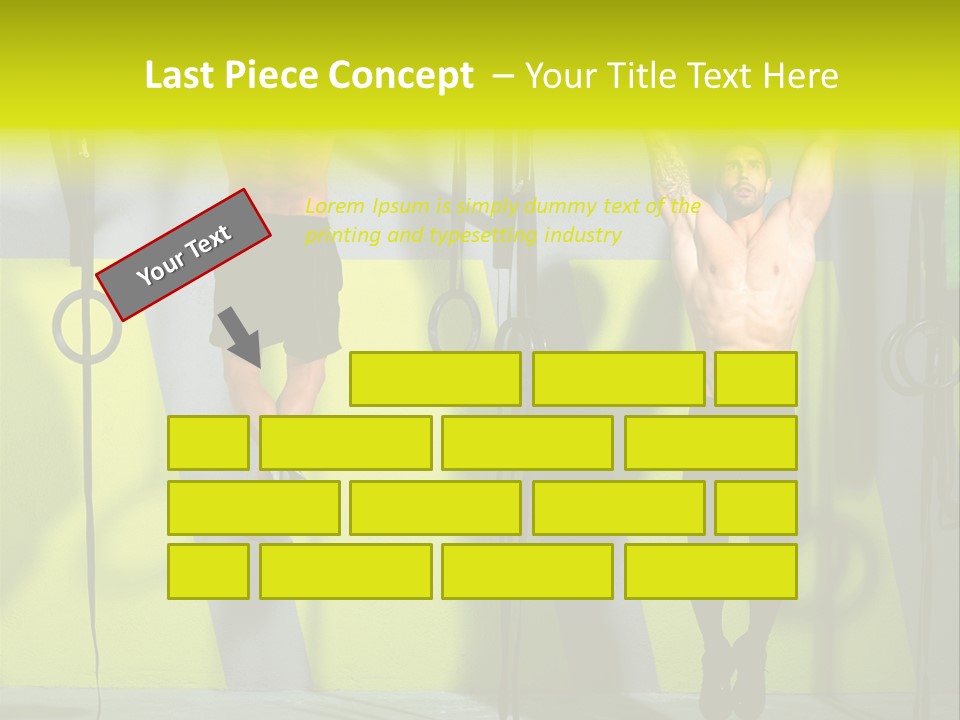 Gym Ring Muscular PowerPoint Template