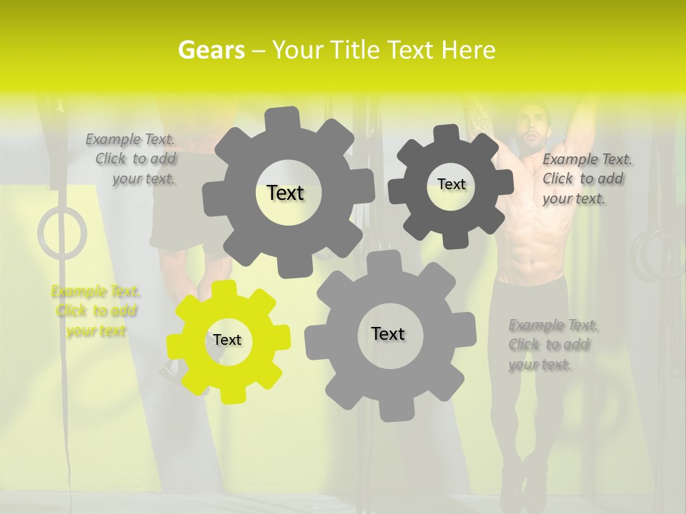 Gym Ring Muscular PowerPoint Template