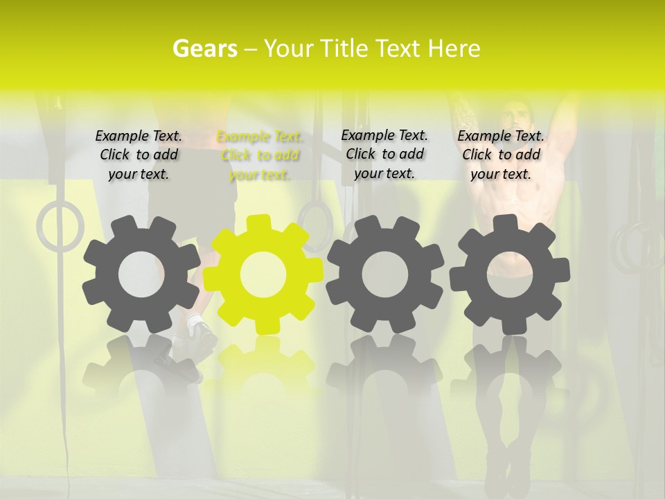 Gym Ring Muscular PowerPoint Template