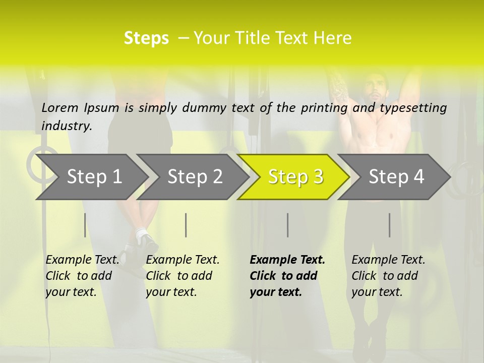 Gym Ring Muscular PowerPoint Template