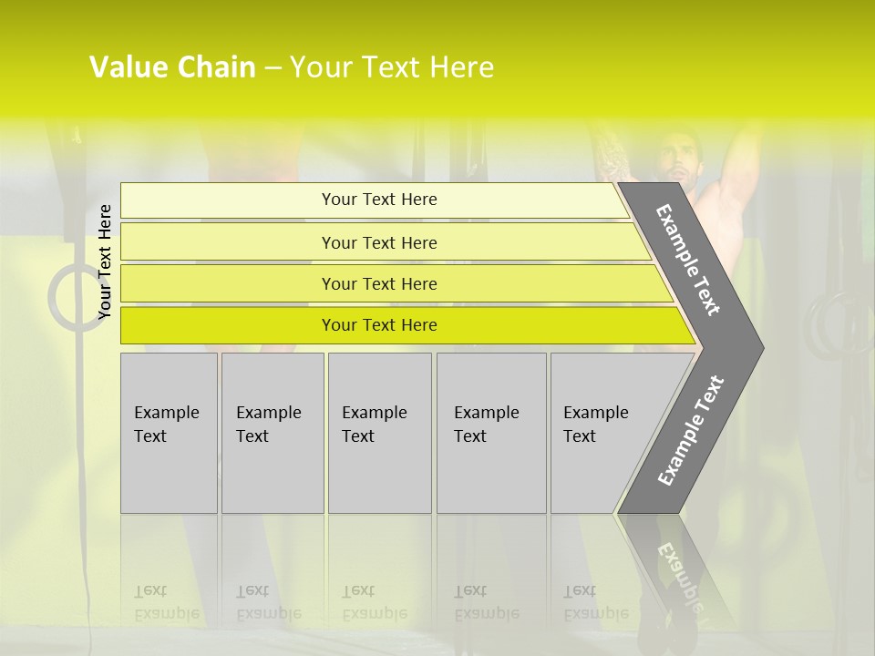 Gym Ring Muscular PowerPoint Template