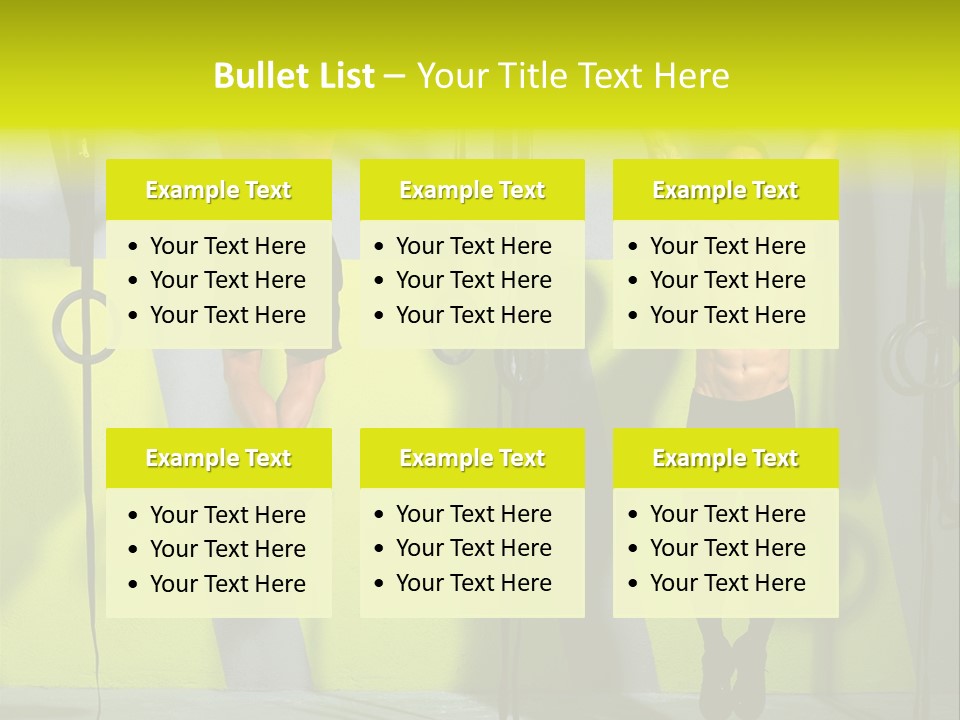 Gym Ring Muscular PowerPoint Template