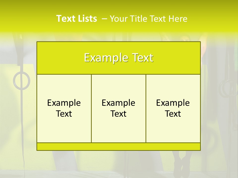 Gym Ring Muscular PowerPoint Template