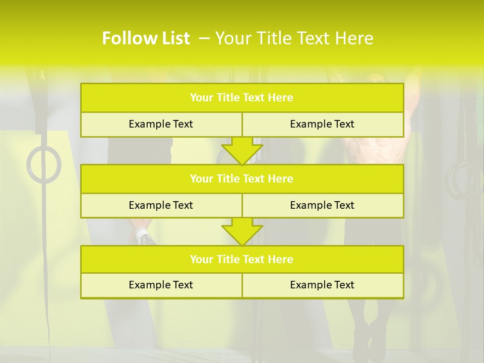 Gym Ring Muscular PowerPoint Template