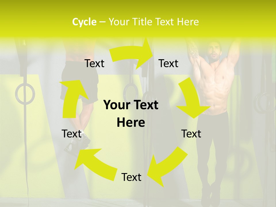 Gym Ring Muscular PowerPoint Template